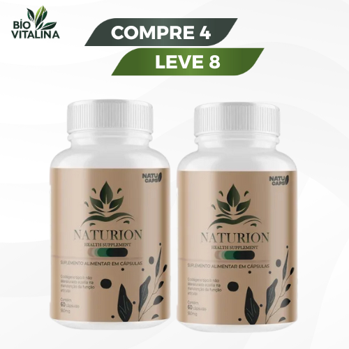 Naturion 60 Cápsulas - Suporte Natural Multivitamínico e Bem-Estar Geral - Compre 1 Leve 2 + Frete Grátis