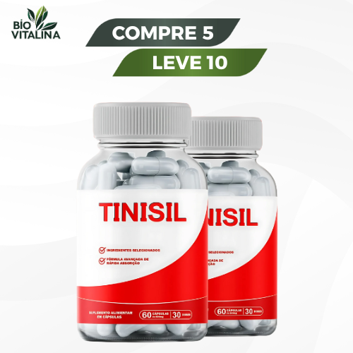 Tinisil - Suporte para Saúde Auditiva e Bem-Estar - Compre 1 Leve 2 + Frete Grátis