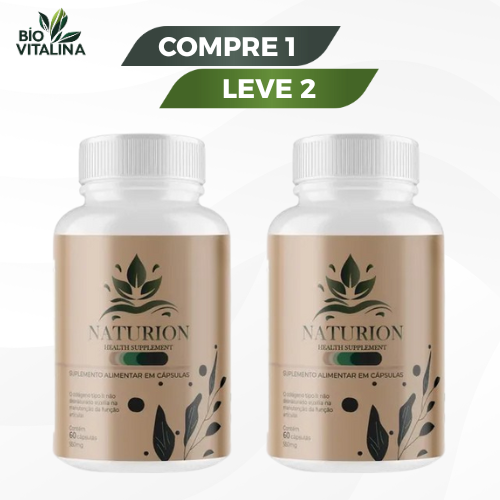 Naturion 60 Cápsulas - Suporte Natural Multivitamínico e Bem-Estar Geral - Compre 1 Leve 2 + Frete Grátis