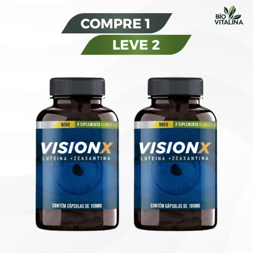 Vision X 100mg em Cápsulas — Visão Mais Clara e Saudável | Promoção Compre 1 e Leve 2 + Frete Grátis
