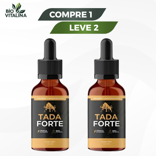 Tada Forte - Suporte para Performance e Vigor Masculino - Compre 1 Leve 2 + Frete Grátis