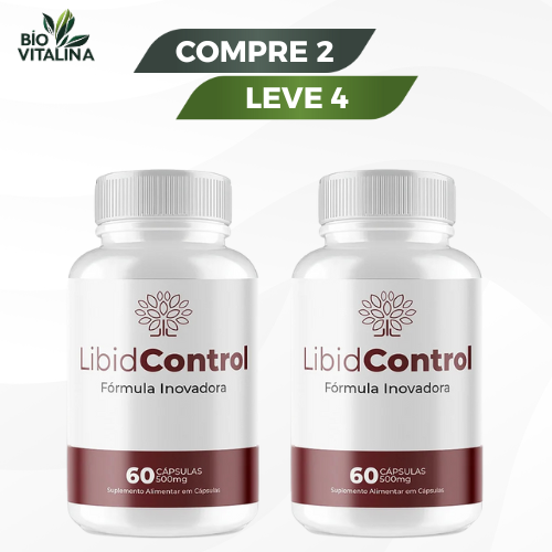 Libid Control - Suporte para Equilíbrio da Libido e Vitalidade - Compre 1 Leve 2 + Frete Grátis