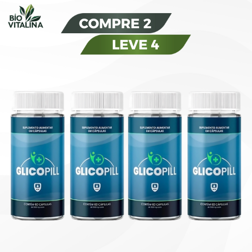 GlicoPill - Suporte para o Equilíbrio da Glicose - Compre 1 Leve 2 + Frete Grátis