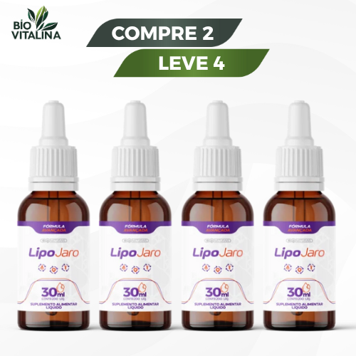 Lipojaro 30ml - Suporte Avançado para Queima de Gordura - Compre 1 Leve 2 + Frete Grátis